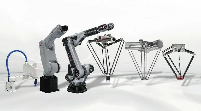 Darstellung verschiedener Roboterarten